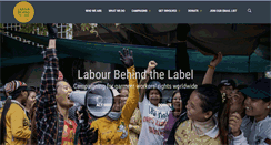 Desktop Screenshot of labourbehindthelabel.org